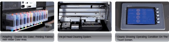High Resolution Digital Textile Inkjet Printer, Micro Piezo-eletric Ink-jet Textile Belt Printing Machines 1