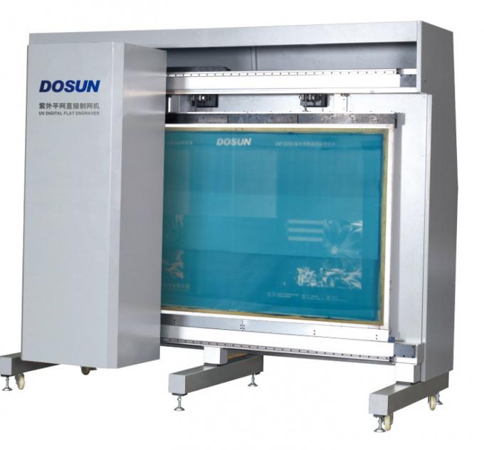 Custom UV Digital Flatbed Laser Engraver Machine , Textile Flat Engraving System 0